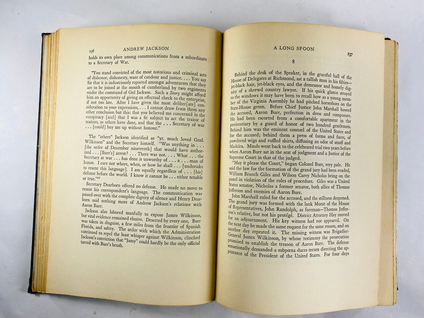 Andrew Jackson Soldier President militiary history Patriot FIRST EDITION vintage book circa 1931 by Marquis James biography of Red Eagle