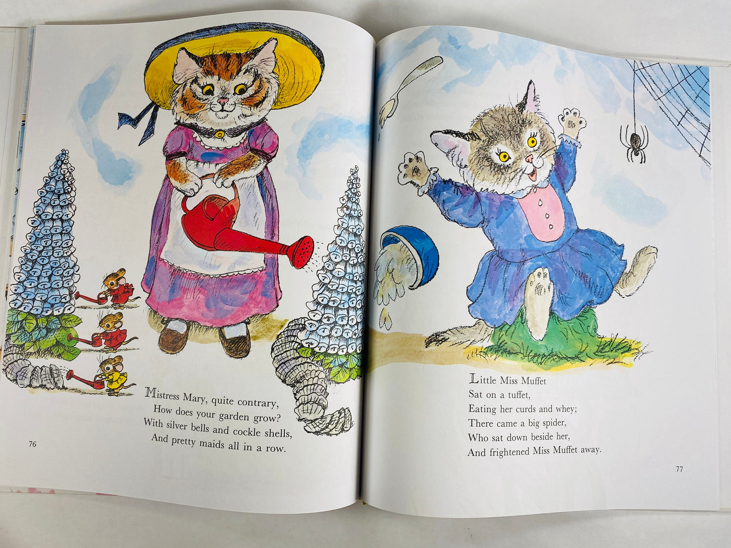Richard Scarry Best Mother Goose vintage children's book circa 1997 Big Little Golden Book Deluxe Giant. Christmas Chanukah