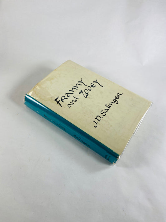 Franny and Zooey by JD Salinger EARLY PRINTING Vintage book 1961 about a family's spiritual existential breakdown