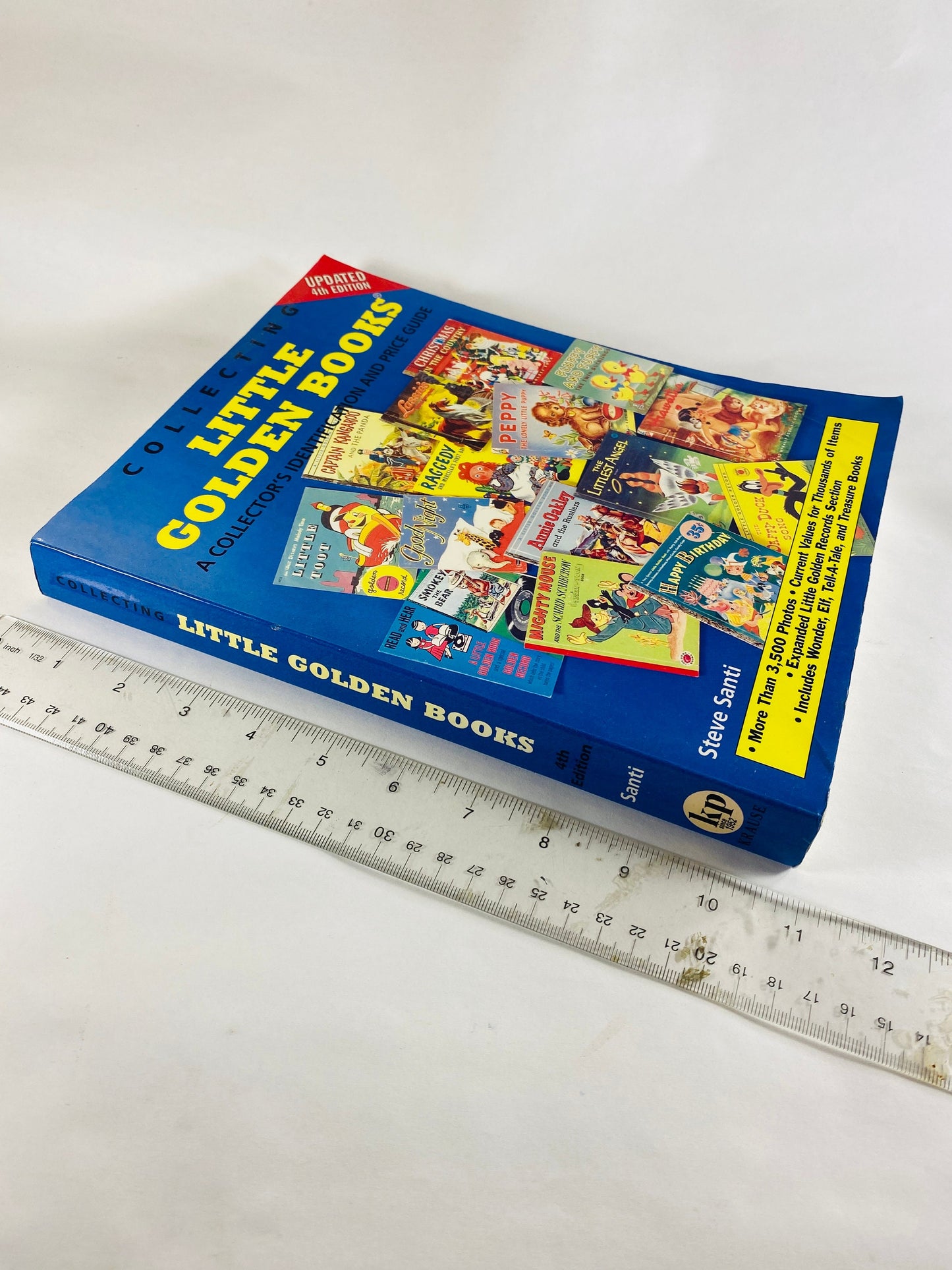 Collecting Little Golden Books collector's guide by Steve Santi LARGE vintage paperback book with history and edition list Price Guide