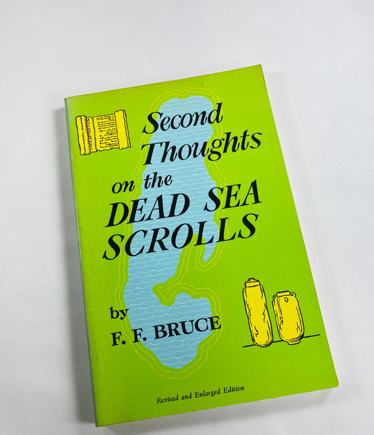 Second Thoughts on the Dead Sea Scrolls vintage paperback book by FF Bruce circa 1977