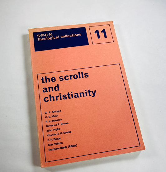 Scrolls and Christianity vintage Dead Sea Scrolls paperback book by SPCK Theological Collections circa 1969