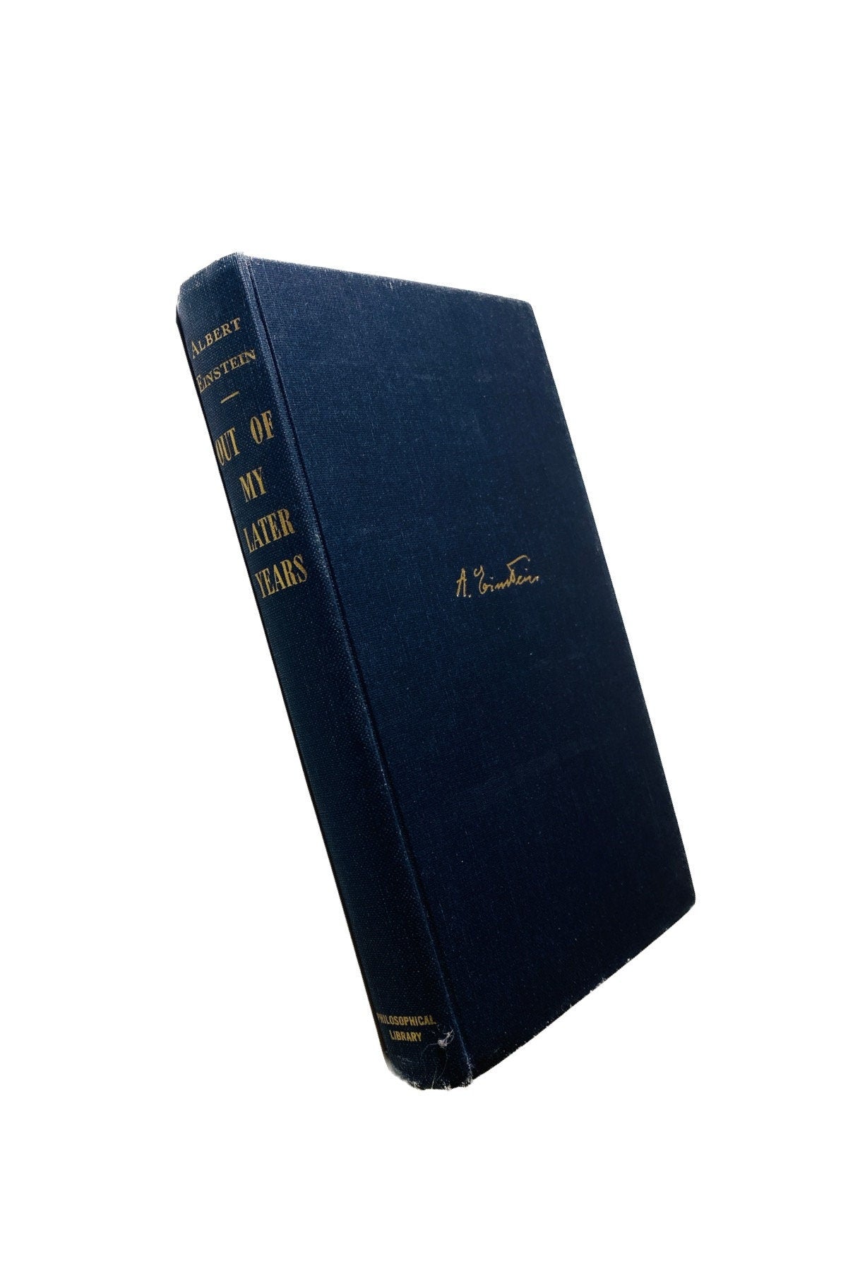 Out of My Later Years by Albert Einstein FIRST EDITION Vintage book circa 1950 Special and General Theory. Science mathematics gift