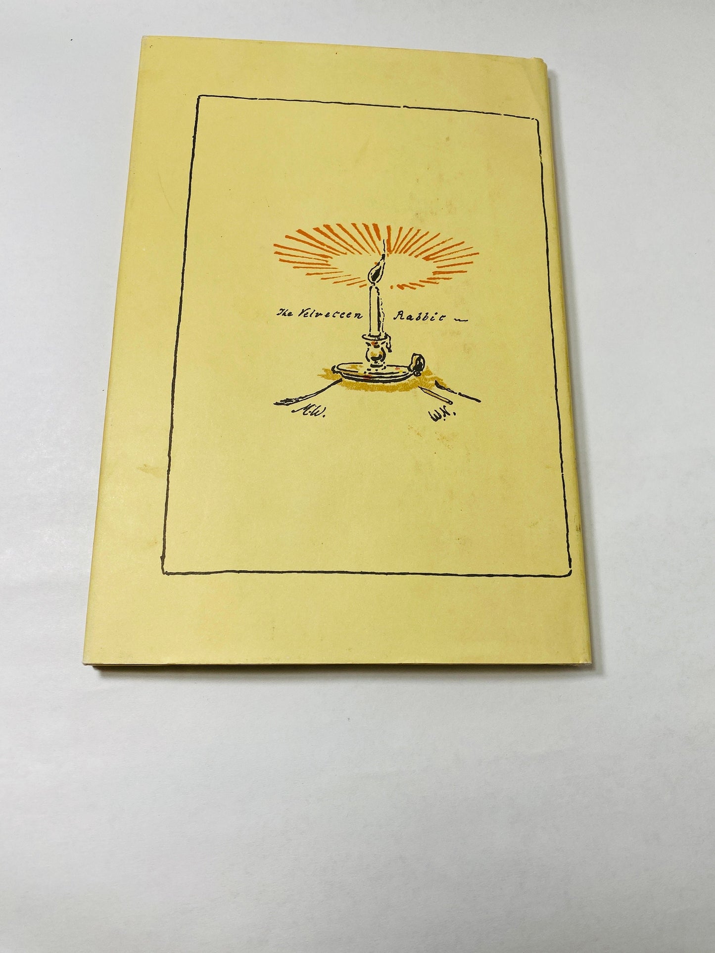 1982 Velveteen Rabbit vintage children's book by Margery Williams Nursery home bookshelf yellow decor elementary toddler school reading
