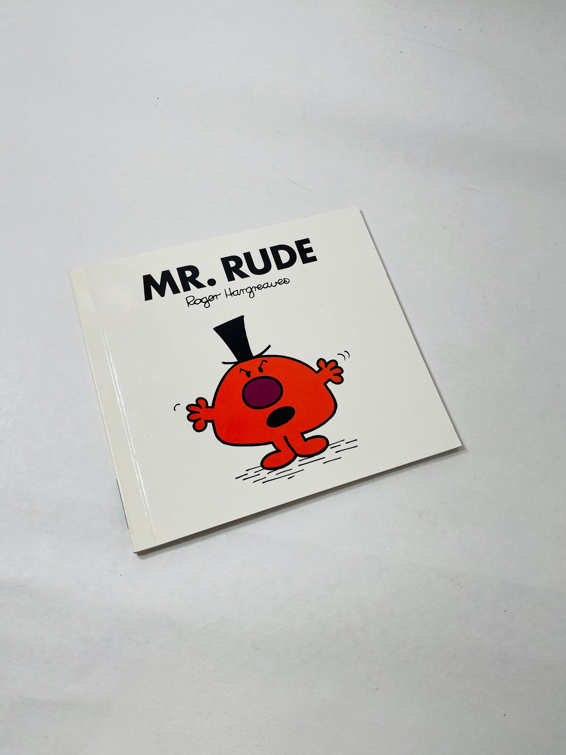 Mr. Lazy Mr Men vintage paperback books by Roger Hargreaves circa 1990 Children's books. Christmas stocking stuffer Cheerful Perfect Brave