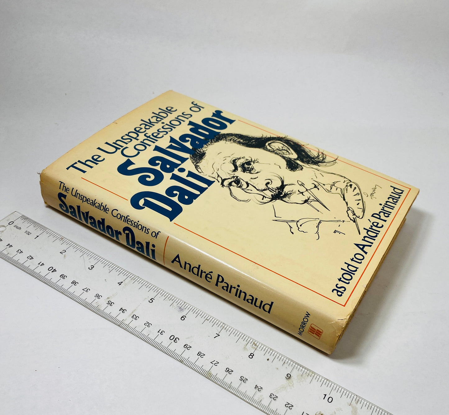Unspeakable Confessions of Salvador Dali by Andre Parinaud vintage art book FIRST EDITION circa 1976 first-hand knowledge