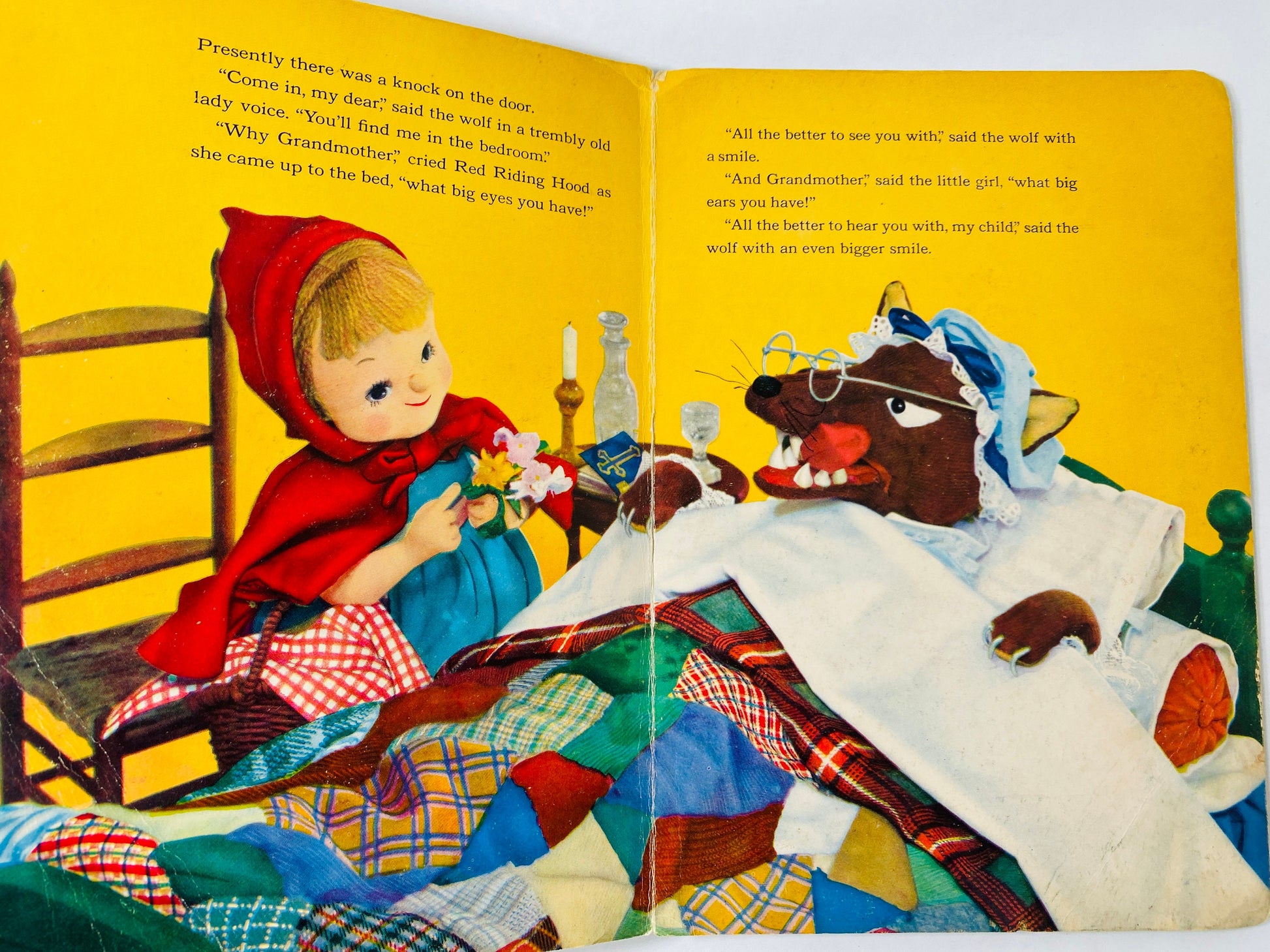 Little Red Riding Hood vintage Living Story Book Shiba Productions manufactured in Japan circa 1962