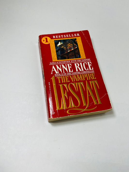 Interview with a Vampire Lestat Chronicles vintage paperback books by Anne Rice circa 1986 Queen of the Damned Stocking stuffer gift