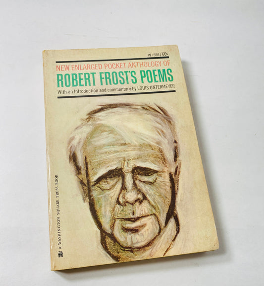 1962 Robert Frost Book of Poems Vintage paperback book American poetry. Rural Life. Pulitzer Prize.