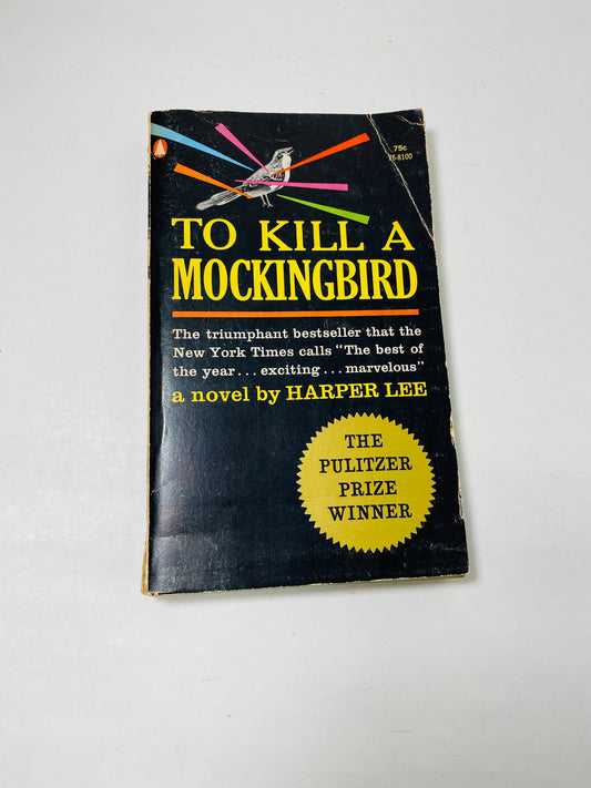 1962 To Kill a Mockingbird Book by Harper Lee vintage paperback book American classic reading 100 Best Novels Pulitzer Prize