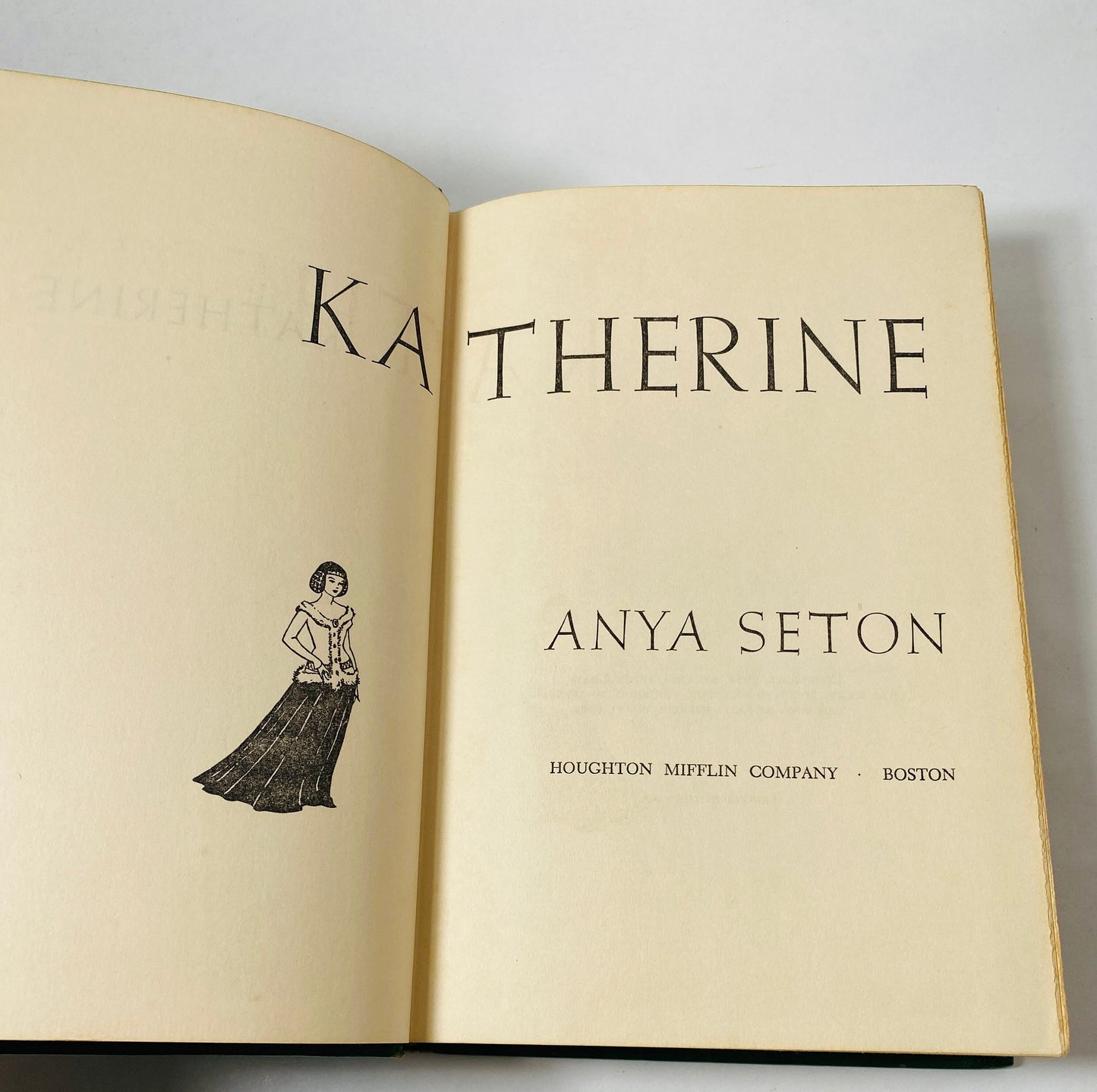 Katherine by Anya Seton Vintage book circa 1960 Gift History Royals Monarchy true untold love story with John of Gaunt Duke of Lancaster
