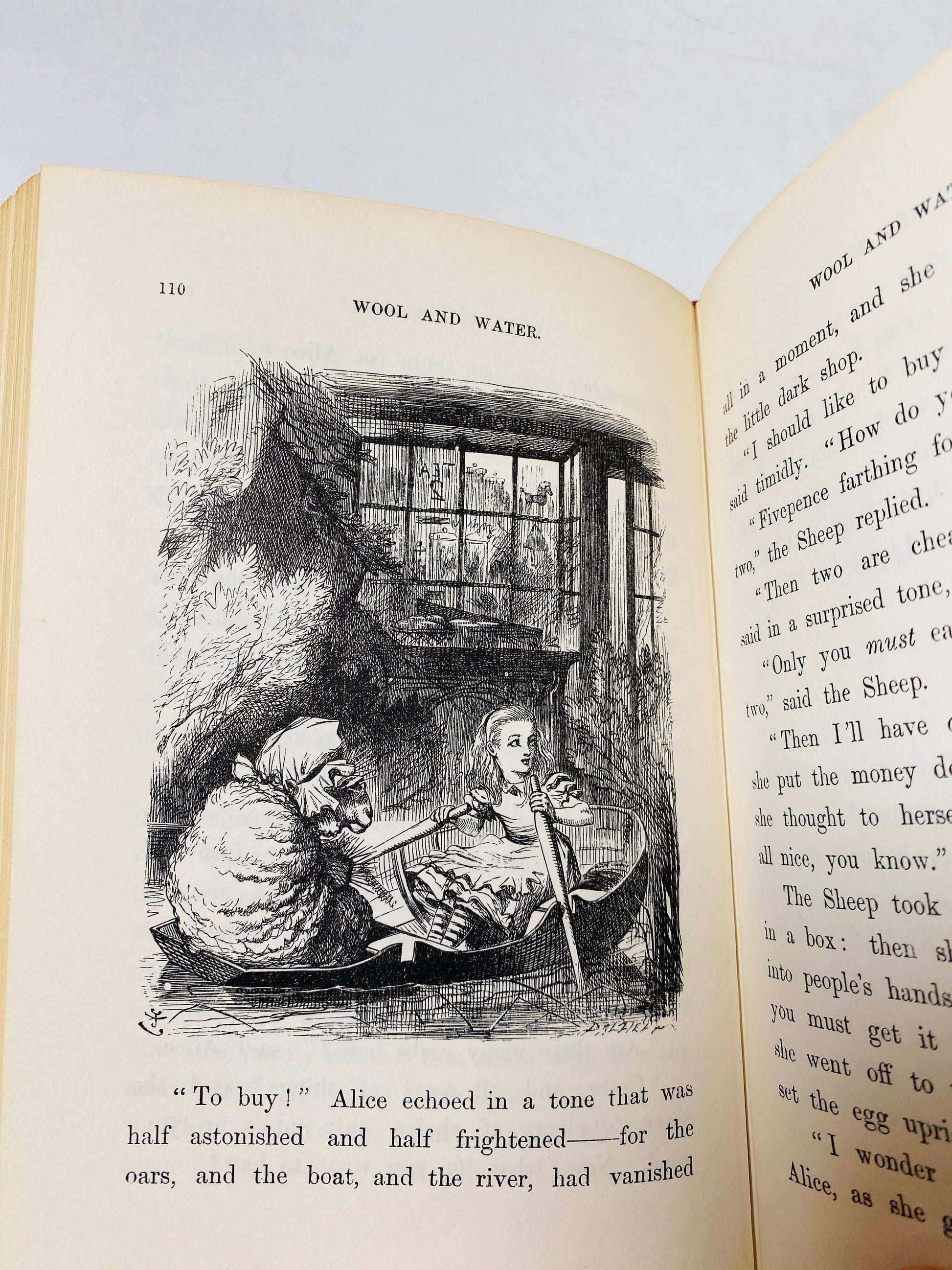 1930 Through the Looking-Glass and What Alice Found There by Lewis Carroll illustrated by John Tenniel London Macmillan