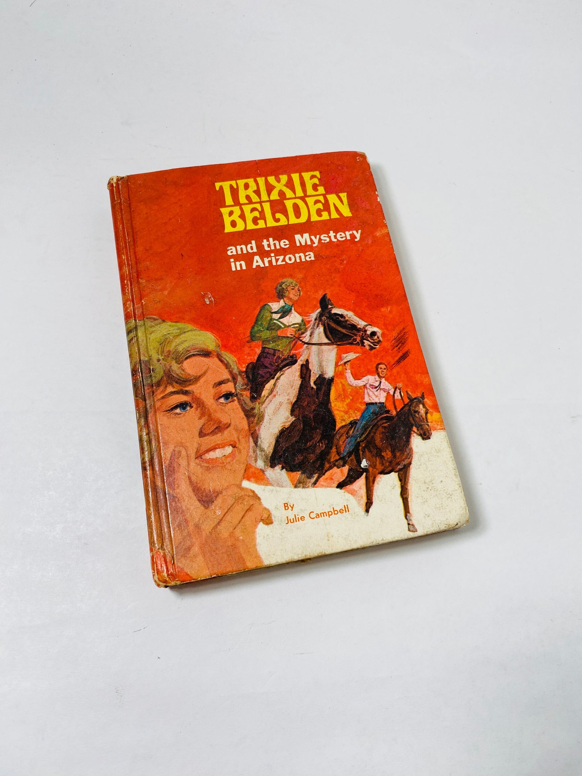 Trixie Belden and the Mystery in Arizona vintage book by Julie Campbell Tatham Cello Cameo Edition