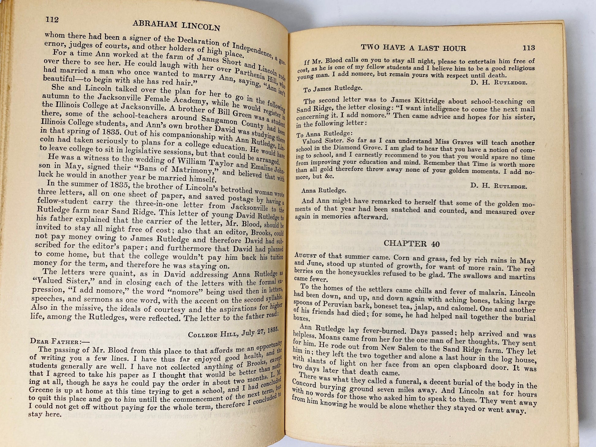 1926 Abraham Lincoln by Carl Sandburg Prairie Years and the War Years Beautiful green vintage FIRST EDITION book Civil War