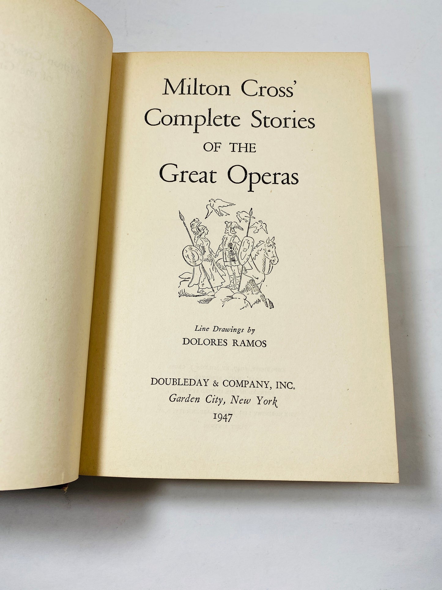 BEAUTIFUL Vintage World's Great Operas small book circa 1949 by John Tasker Howard Miniature La Boheme, Carmen, Arabella, Barber of Seville