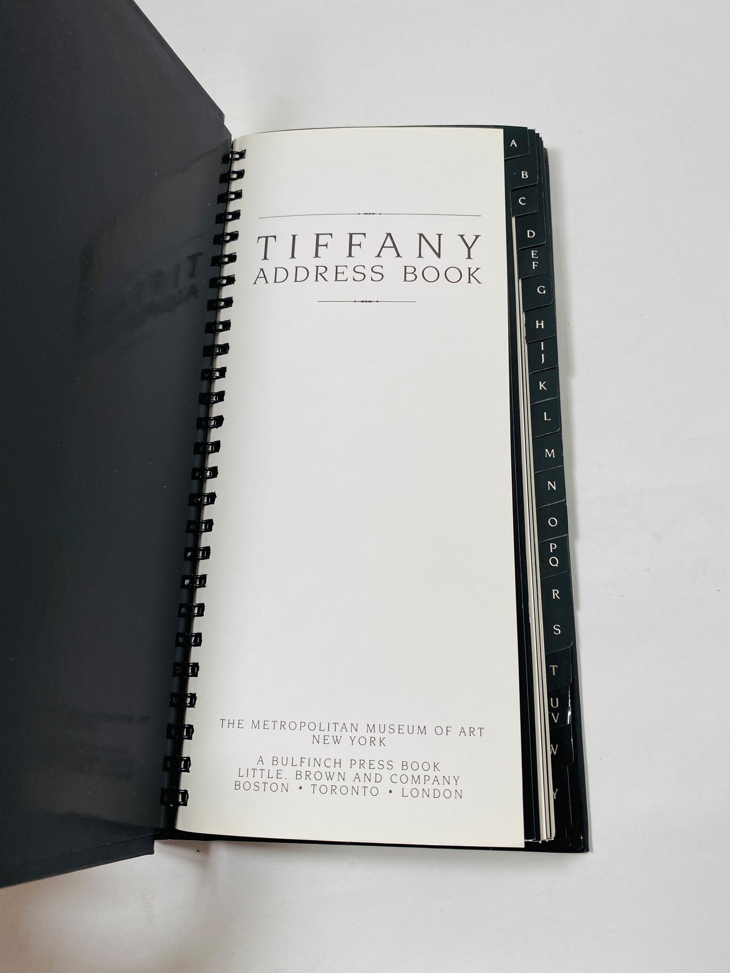 GORGEOUS Vintage Tiffany UNUSED address book Metropolitan Museum of Art MOMA Miniature Gift home decor prop staging